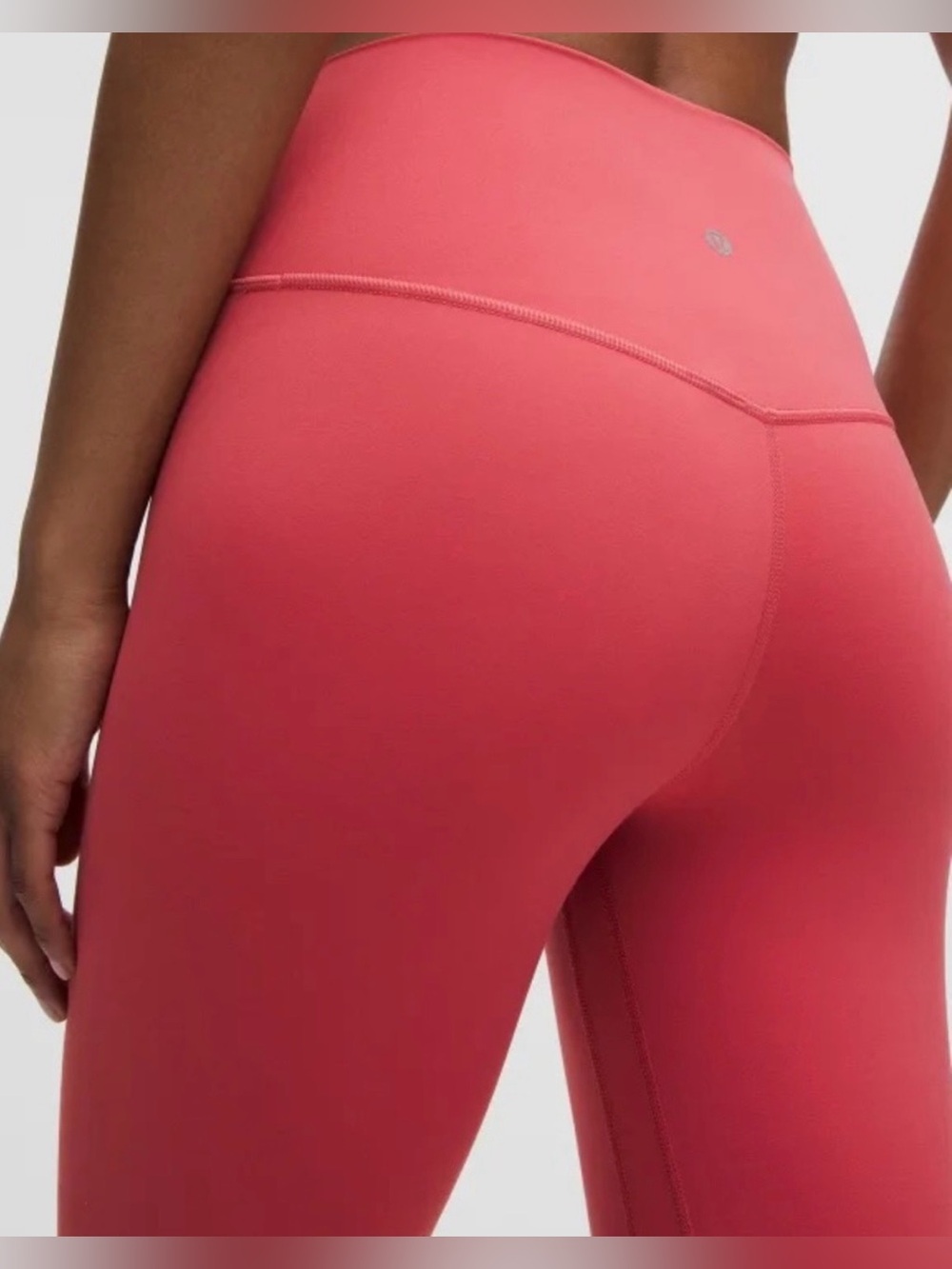 Lululemon Align High-Rise Pant 25” Nulu Yoga Leggings Salmon Pink Buttery Soft